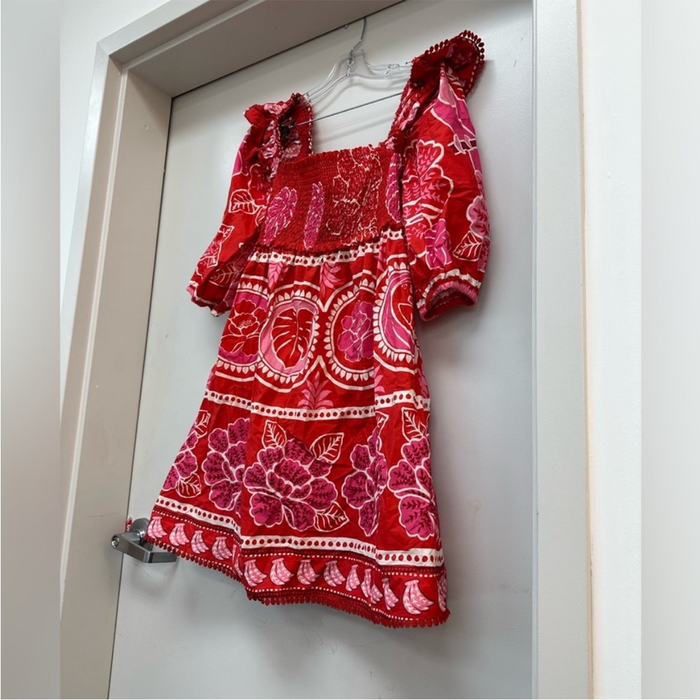‼️SALE‼️ NWOT FARM Rio Red Summer Sunrise
Organic Cotton Mini Dress - Picture 6 of 8